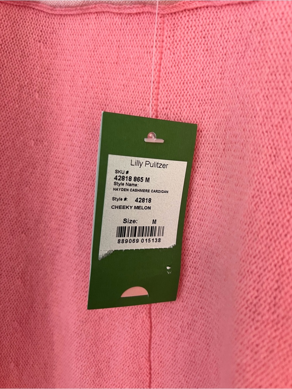 Lilly Pulitzer Melon Women's Cape Shawl - - Picture 3 of 3